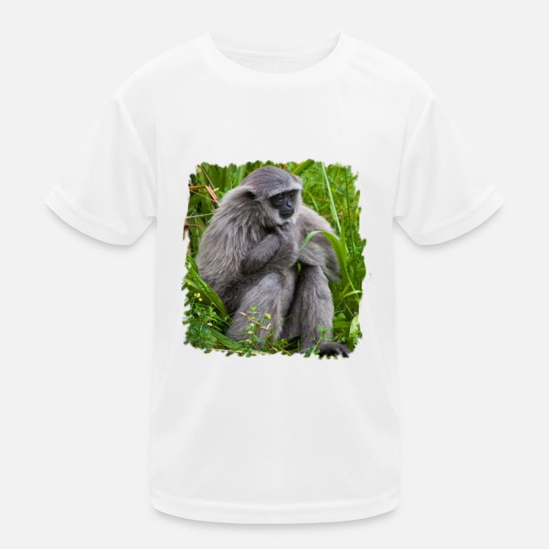 Singe Monkey Gibbon affe T-shirt sport Enfant