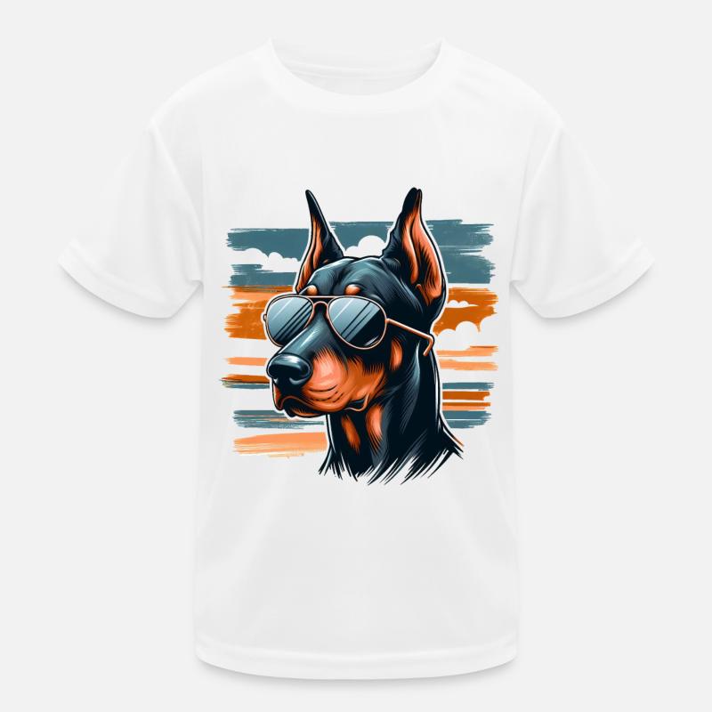 Dobermann Le garde du corps T-shirt sport Enfant