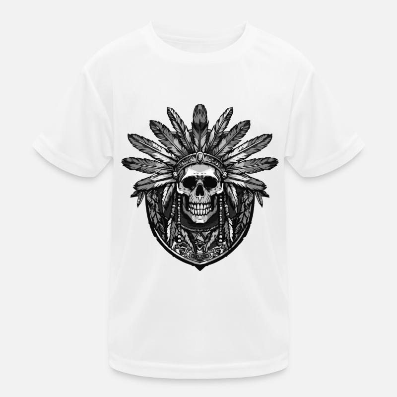 Écusson du chef Skull T-shirt sport Enfant