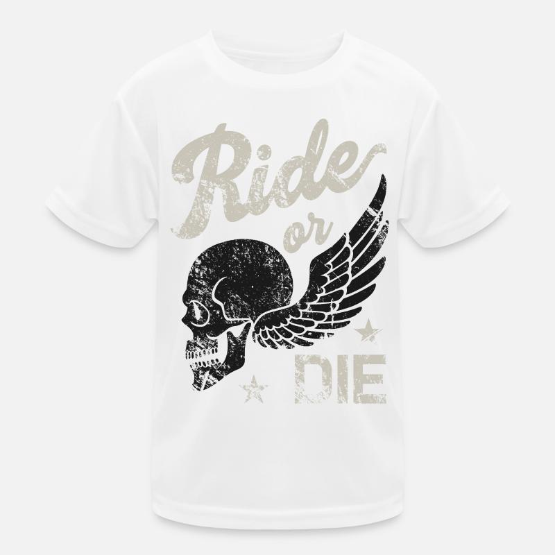 Ride or Die Kinder Funktions-T-Shirt