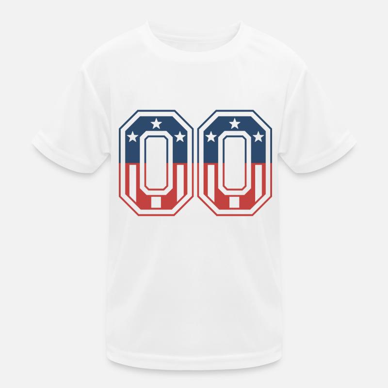 Numéro 00 États-Unis T-shirt sport Enfant