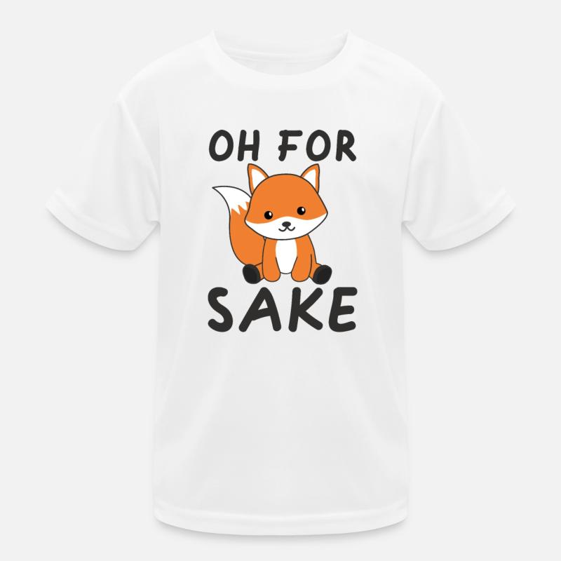 Oh for Fox sake funny foxes pun Kids Functional T-Shirt