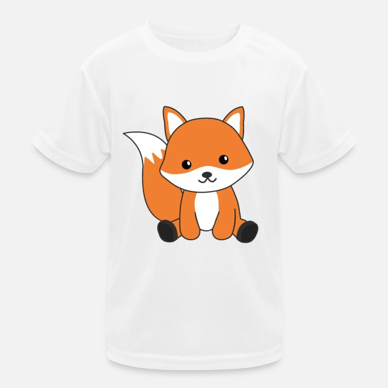 Fuchs süßes Waldtier Füchse Rotfuchs Kinder Funktions-T-Shirt