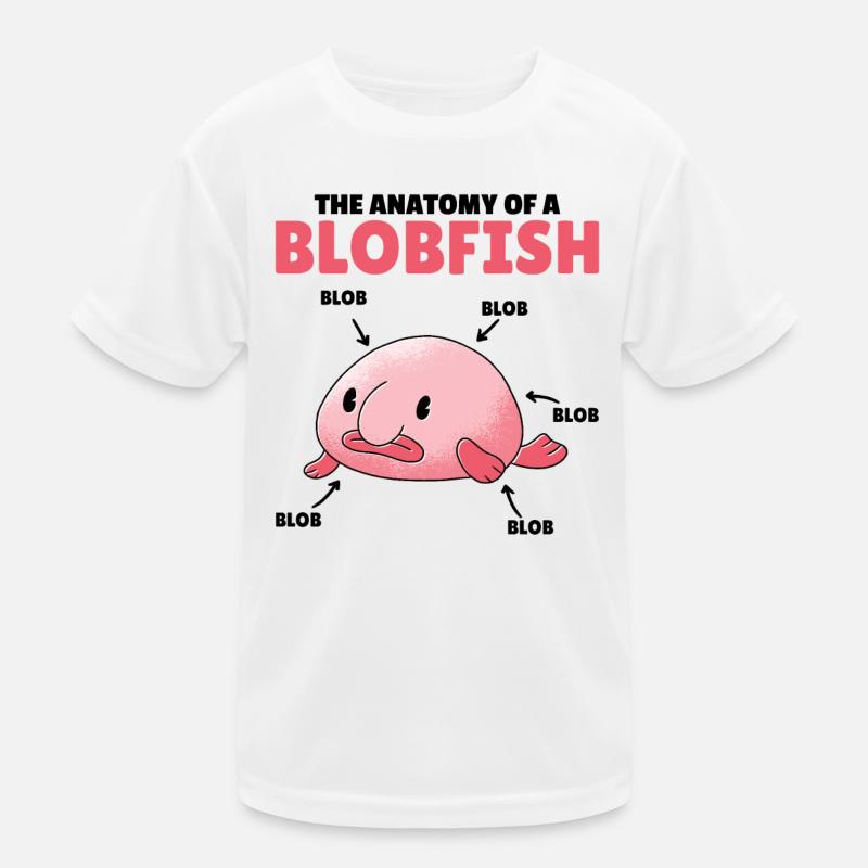 Blobfish Explication Anatomie d’un Blobfish T-shirt sport Enfant
