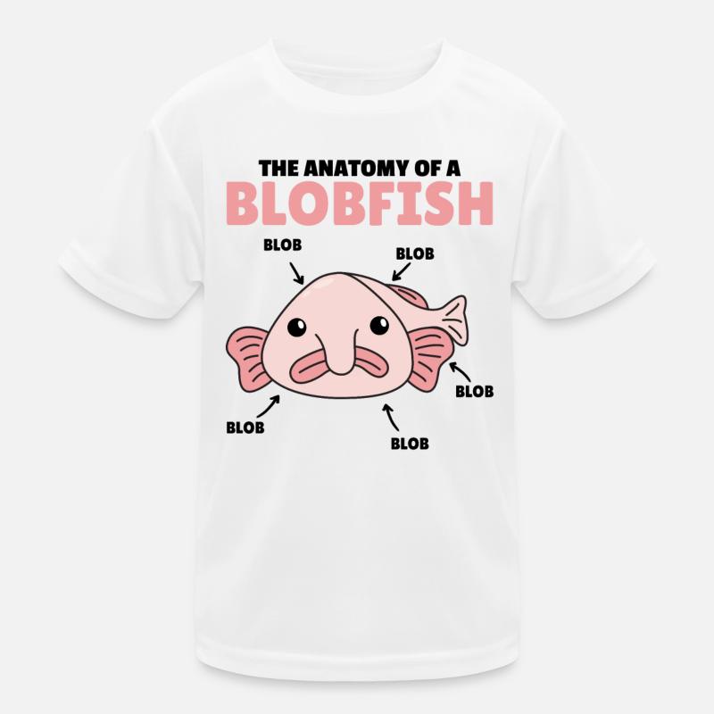Blobfish Explication Anatomie d’un Blobfish T-shirt sport Enfant