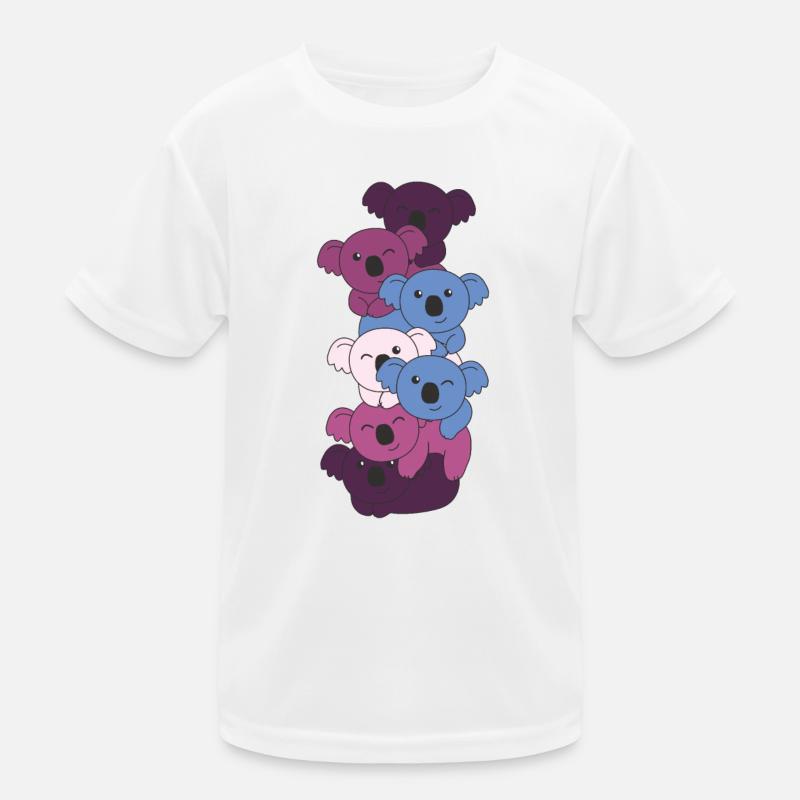 Drapeau non conforme Pride LGBTQ Koala Bunch T-shirt sport Enfant