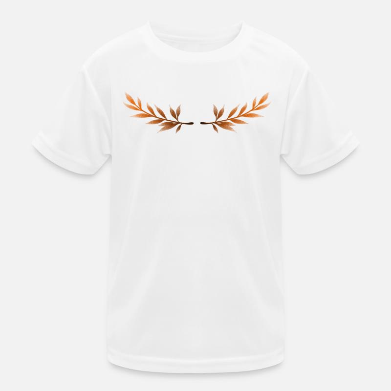 Fleurs de laurier coloré en dotwork ( pointillés) T-shirt sport Enfant