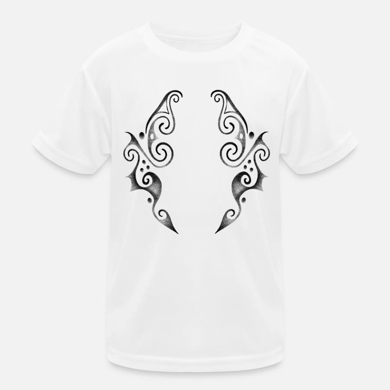 Altes Punktwork-Dotwork-Symbol Kinder Funktions-T-Shirt
