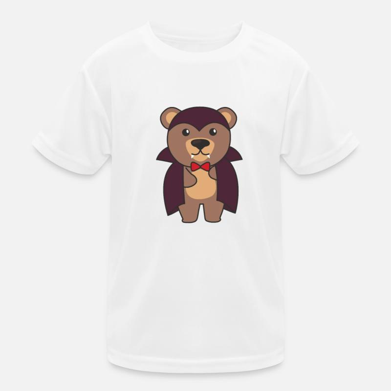 Bear Halloween Cute Devil Kids Vampire Costume Kids Functional T-Shirt