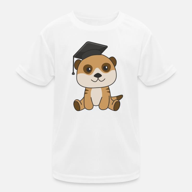 Kids Kindergarten nailed it Erdmännchen Graduation Kinder Funktions-T-Shirt