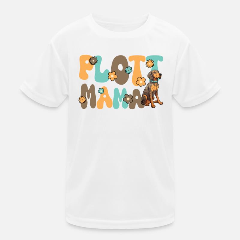Plott Hound Groovy Plott Maman T-shirt sport Enfant