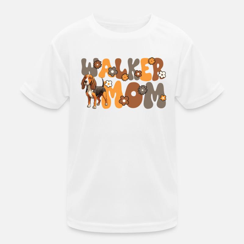 Treeing Walker Coonhound Groovy Walker Mom Kinder Funktions-T-Shirt