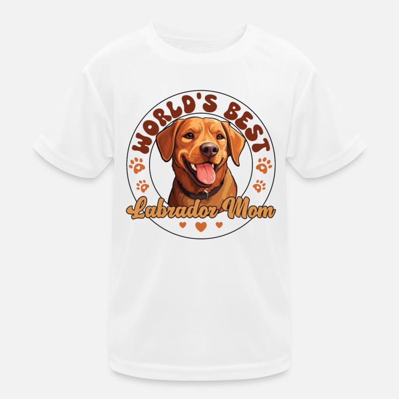 Labrador Retriver Maman Labrador Groovy T-shirt sport Enfant