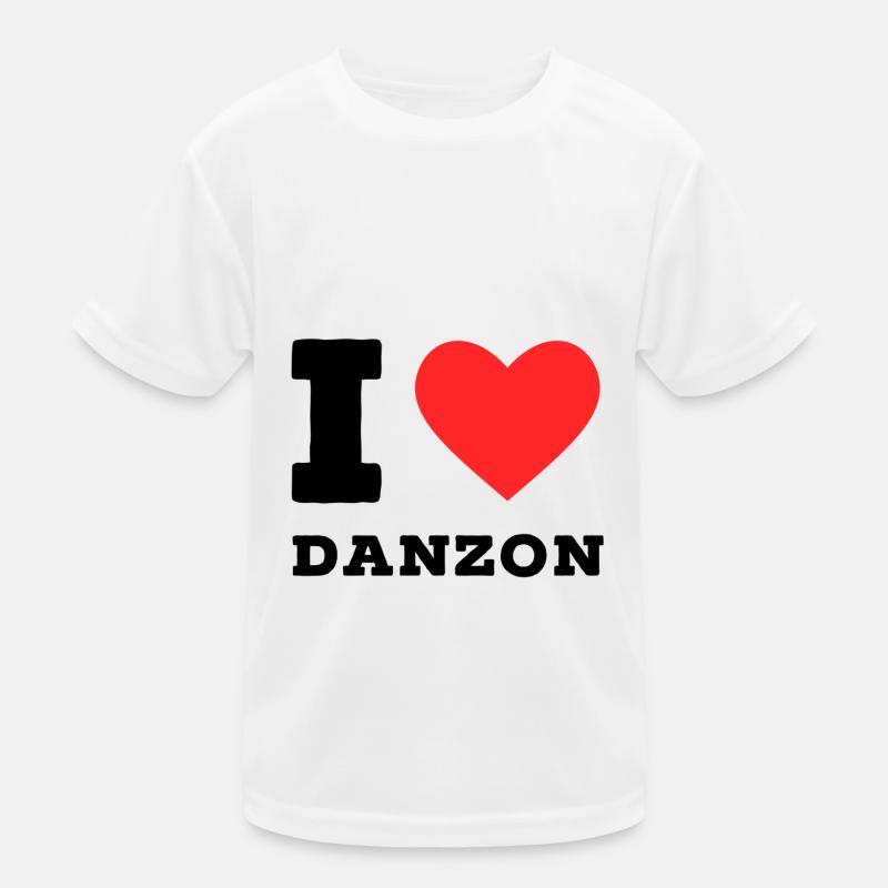 Ich liebe Danzon Kinder Funktions-T-Shirt