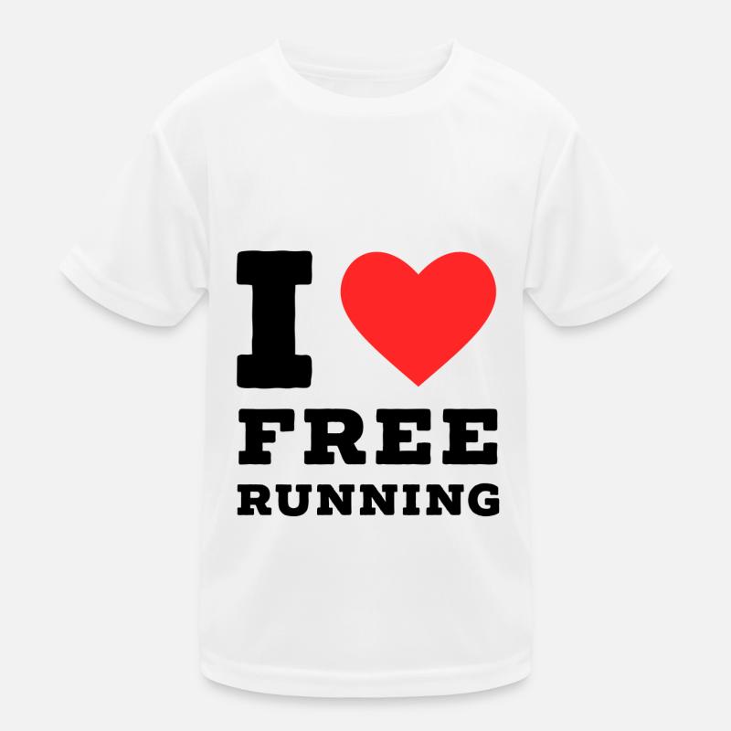 J’adore la course libre T-shirt sport Enfant