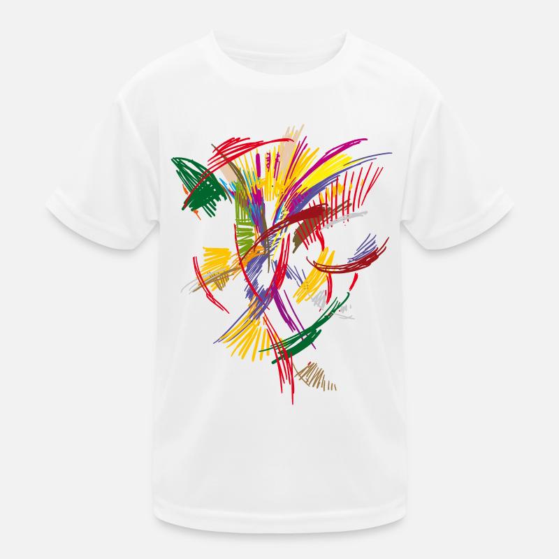 Colors Pattern Kids Functional T-Shirt