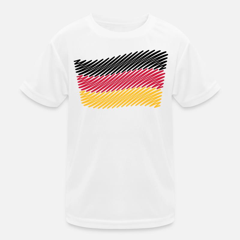 Drapeau allemand / drapeau fédéral (croquis) T-shirt sport Enfant