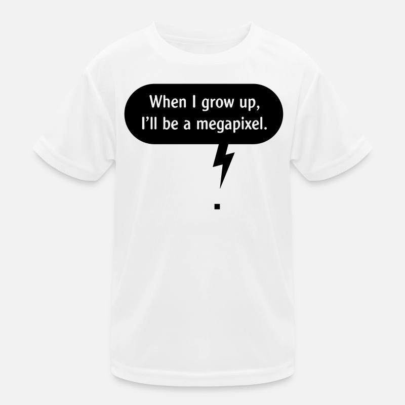 When I Grow Up, I’ll Be A Megapixel. (Pixel / B) Kinder Funktions-T-Shirt