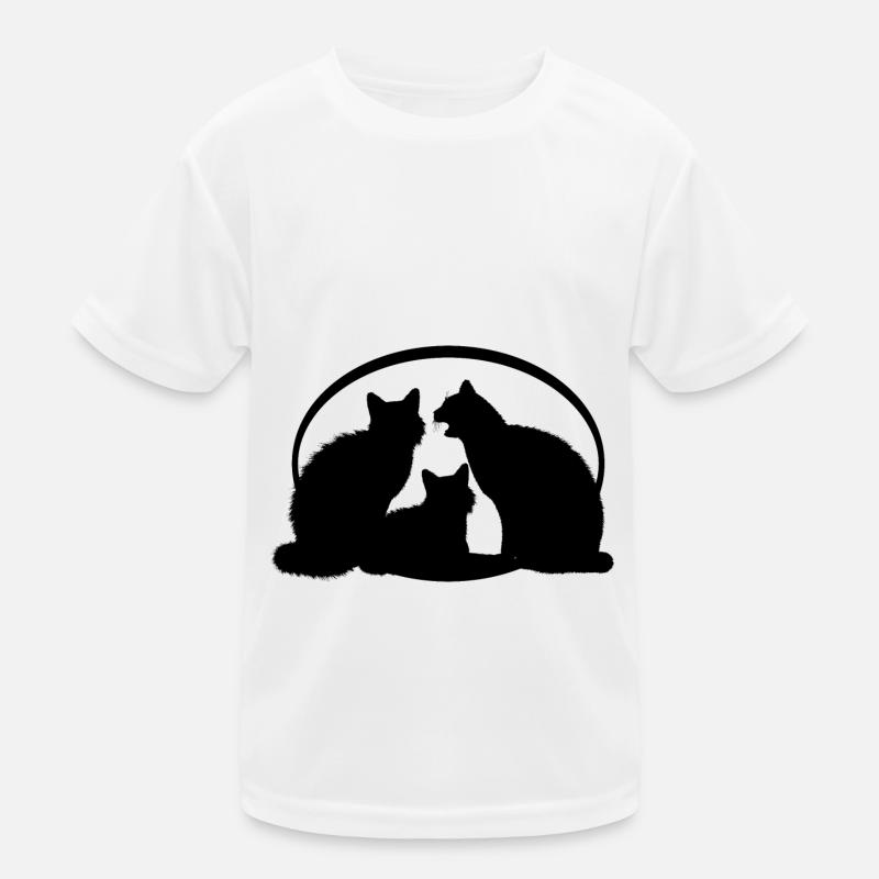 Cat talk Kids Functional T-Shirt