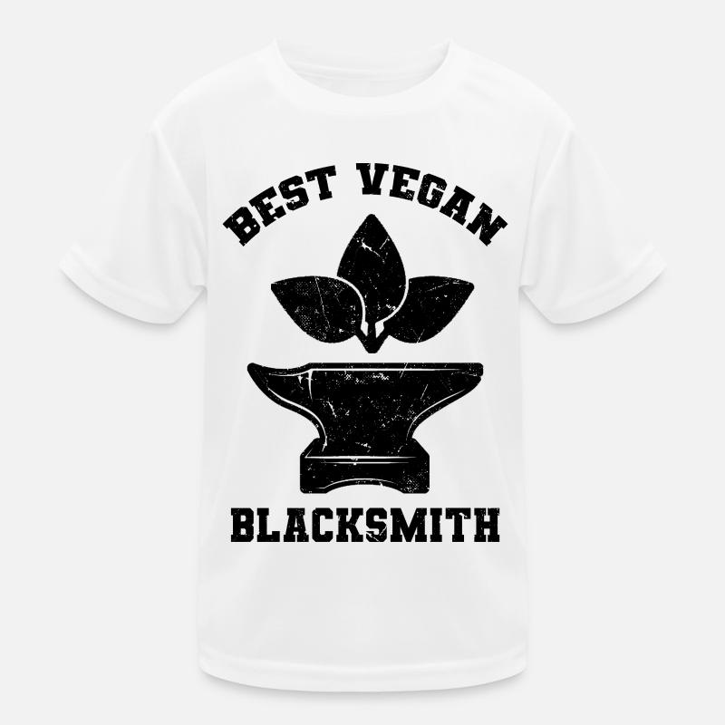 Forgeron végétalien T-shirt sport Enfant