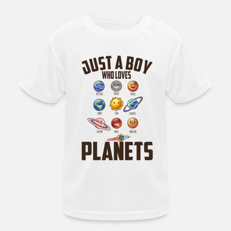 Sun Planet Planetary System Universe Cosmos Kids Functional T-Shirt