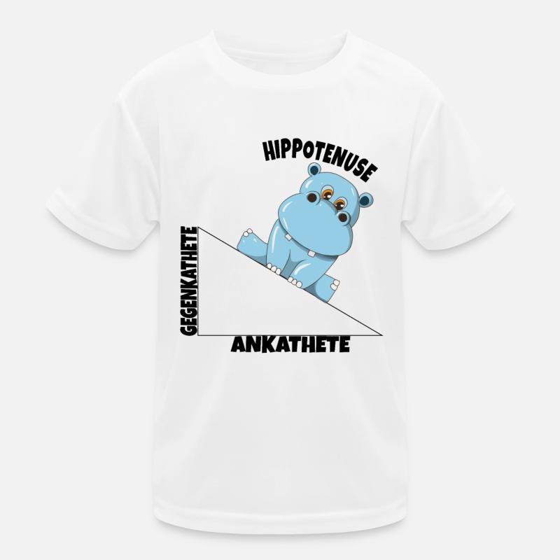 Math Hippotenuse Angular Function Hypotenuse Hippo Kids Functional T-Shirt