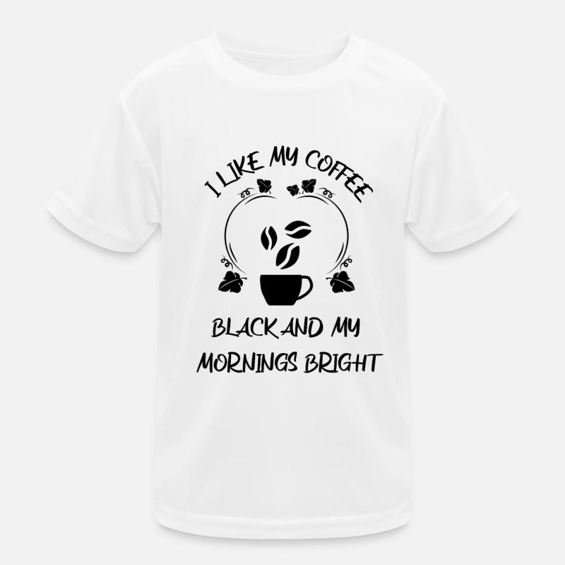 Kaffee Espresso Käffchen Kinder Funktions-T-Shirt