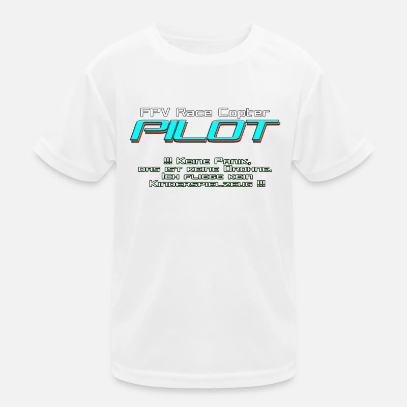FPV Race Copter PILOT ne ;) T-shirt sport Enfant