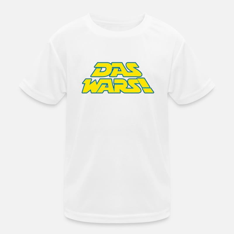 DAS WARS - Kinder Funktions-T-Shirt - Weiß