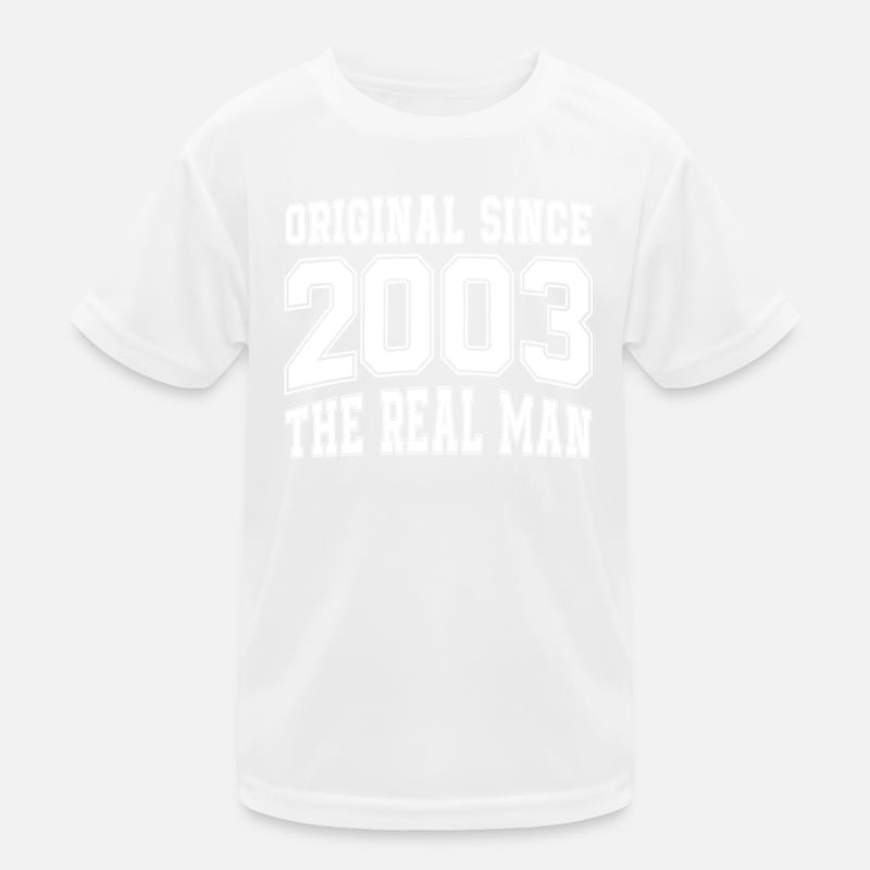 A true original since 2003, perfectly funny year - Kids Functional T-Shirt - white