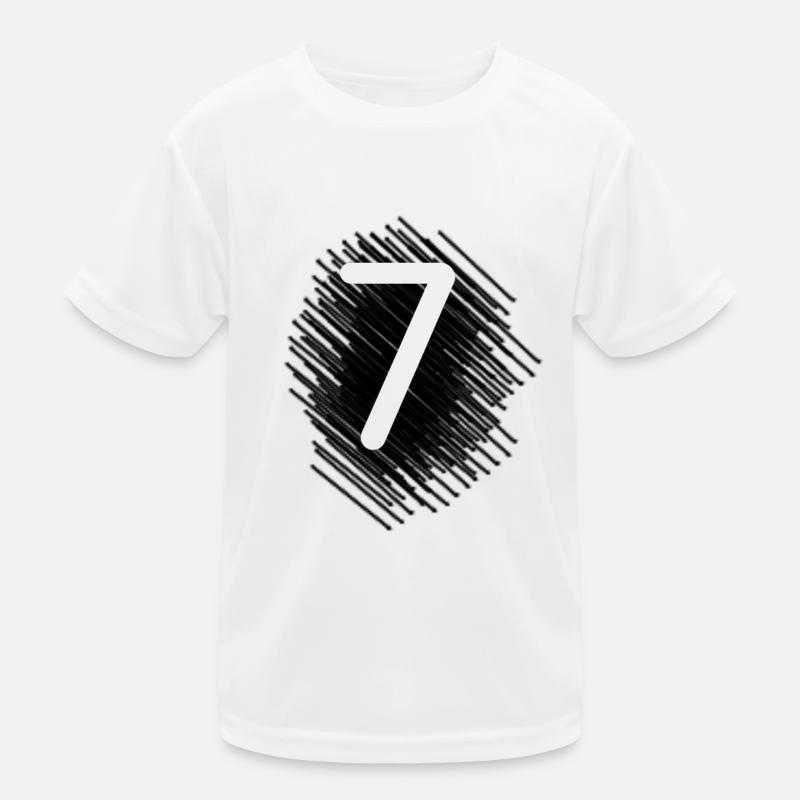 Number 7 Seven Kids Functional T-Shirt