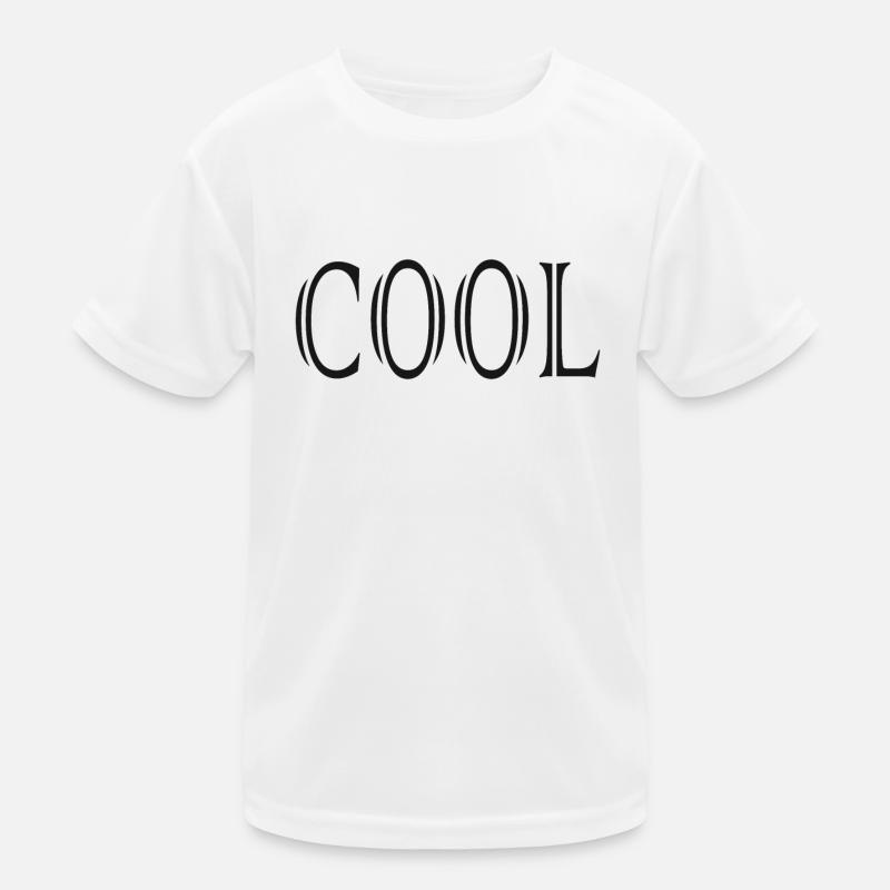 Slogan de dictons de mots à la mode COOL T-shirt sport Enfant