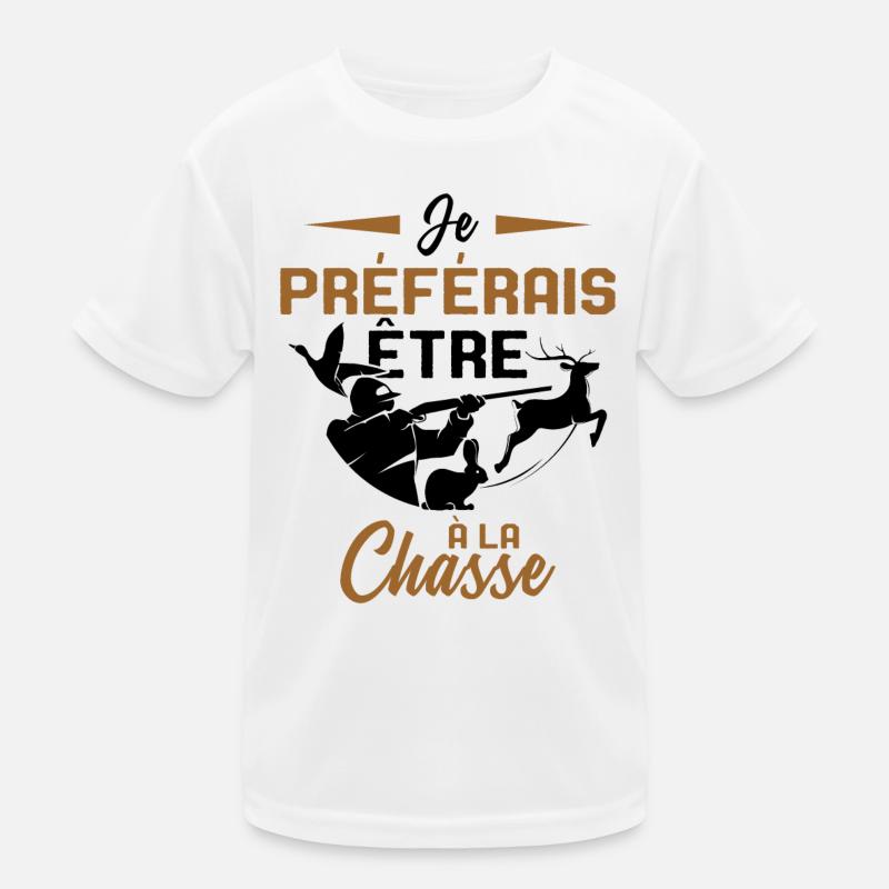 Lustige Idee eines Jagdgeschenks für einen Jäger Kinder Funktions-T-Shirt