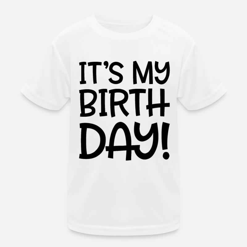 c'est mon anniversaire T-shirt sport Enfant
