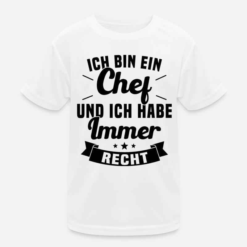 LE CHEF A TOUJOURS RAISON T-shirt sport Enfant