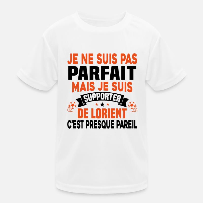 Pas Parfait mais Je suis Supporter de Lorient T-shirt sport Enfant