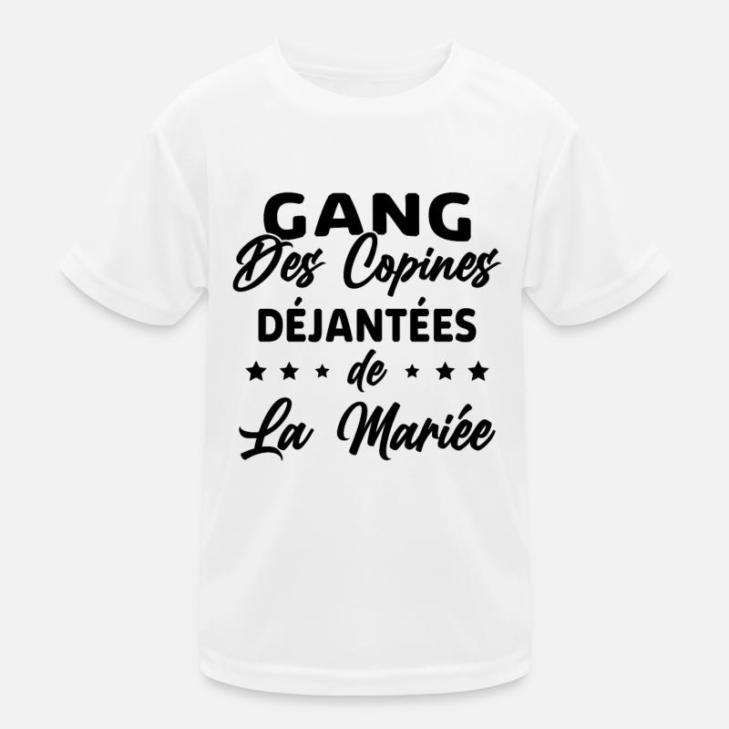 Gang des Copines Déjantées De La Mariée T-shirt sport Enfant
