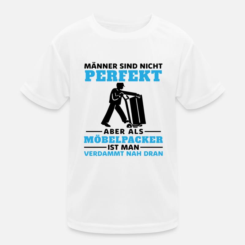 Möbelpacker Umzugshelfer Geschenkhumor Kinder Funktions-T-Shirt