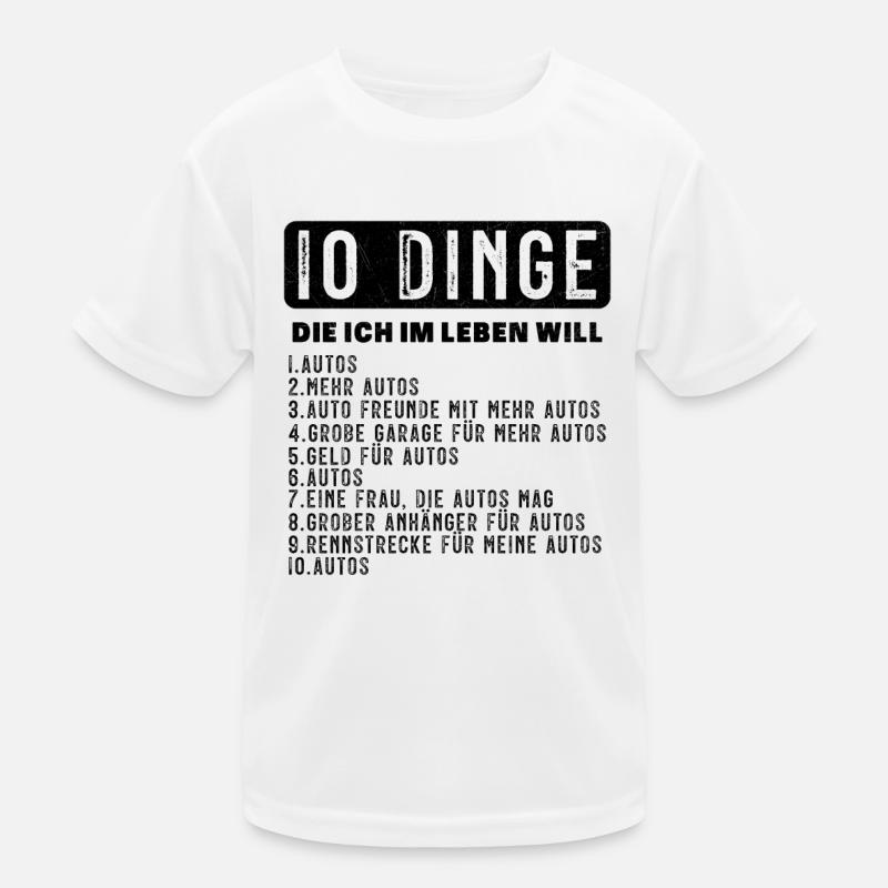 Auto Tuning Schrauber Kinder Funktions-T-Shirt