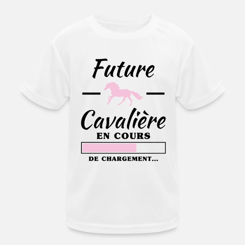 future cavalière - spécial maternité T-shirt sport Enfant
