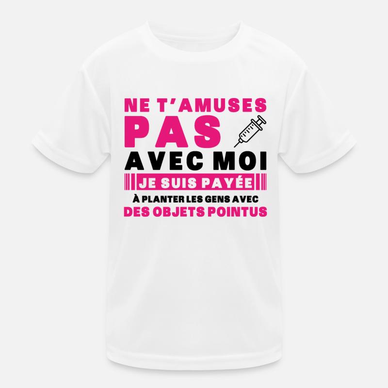 Krankenschwester Humor Geschenkidee Bluttest Kinder Funktions-T-Shirt