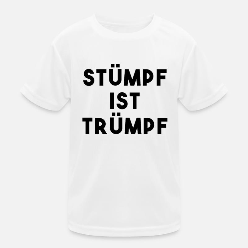 Stump is  Silly German Kids Functional T-Shirt