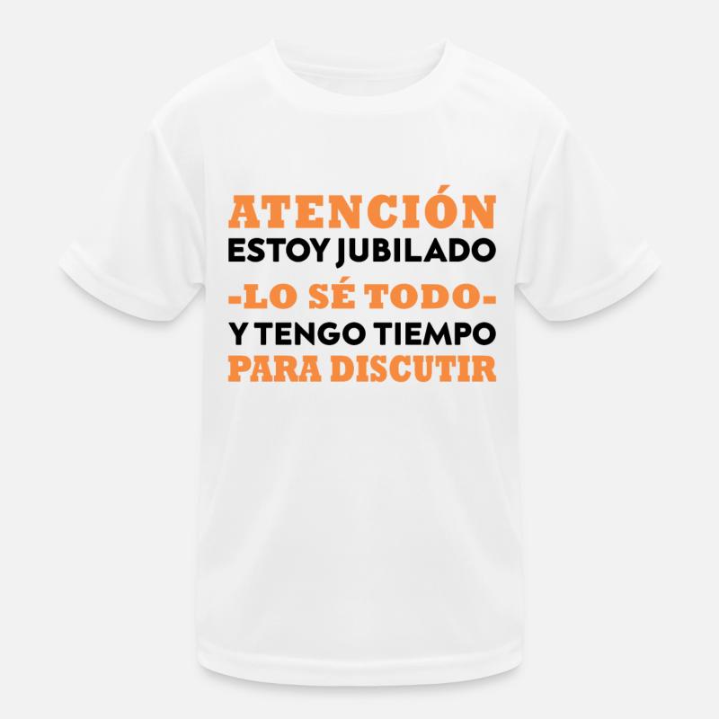 Ruhestand Spaß Ich bin ein berufstätiger Großvater Kinder Funktions-T-Shirt