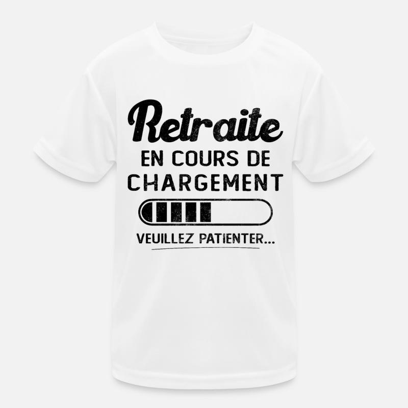 Retreat wird geladen, bitte warten Kinder Funktions-T-Shirt