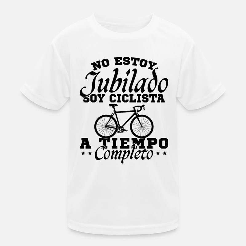 Ich bin Vollzeit-Radfahrer Kinder Funktions-T-Shirt