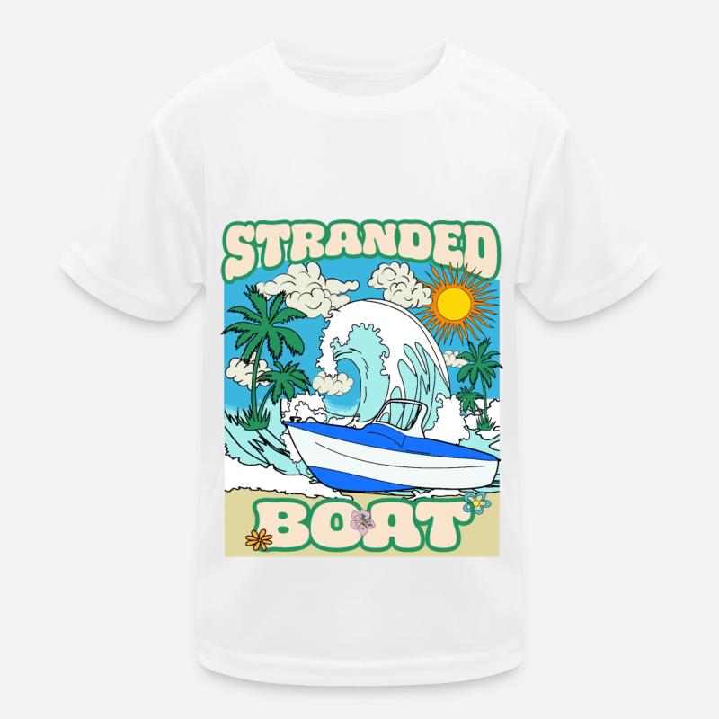 Bateau échoué T-shirt sport Enfant