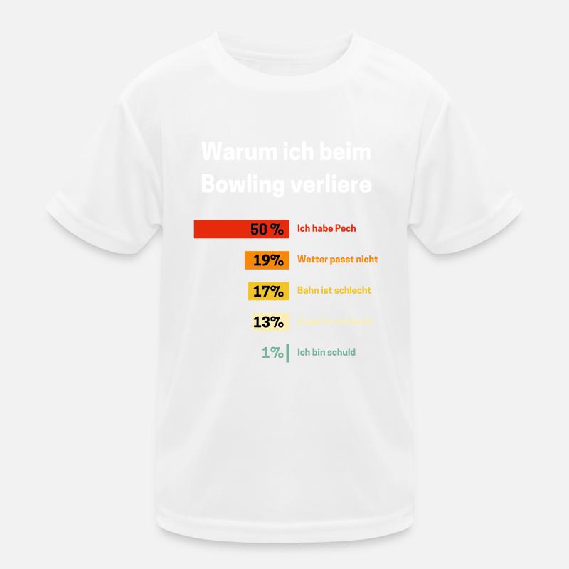 Warum ich beim Bowling verliere Bowling Kinder Funktions-T-Shirt