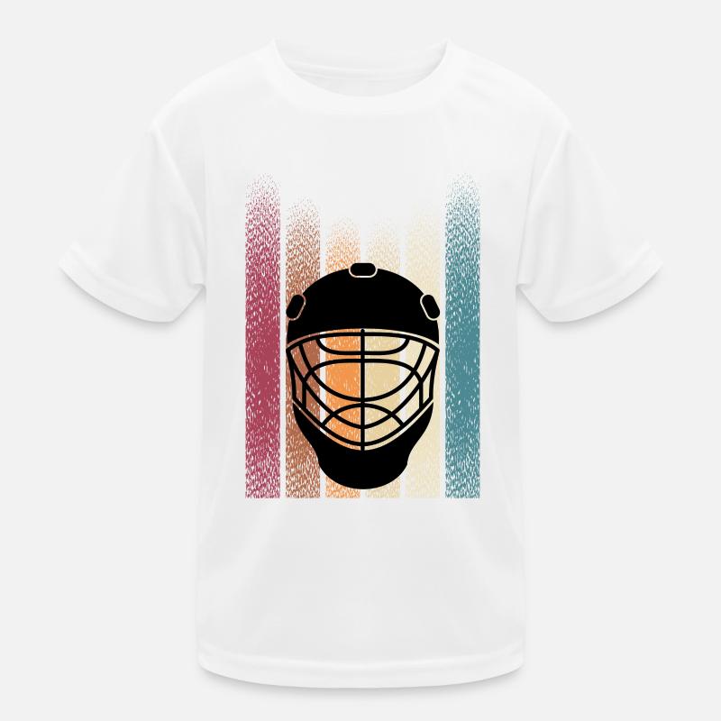 Retro Eishockey Kinder Funktions-T-Shirt