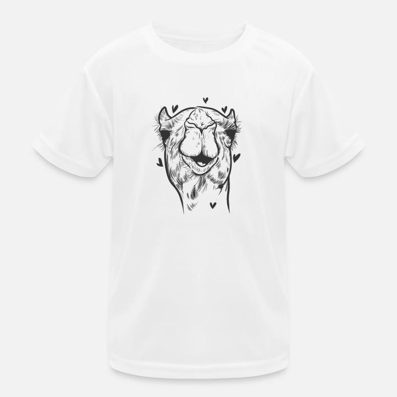 Kamel Höcker Savanne Wüste Dromedar Kinder Funktions-T-Shirt