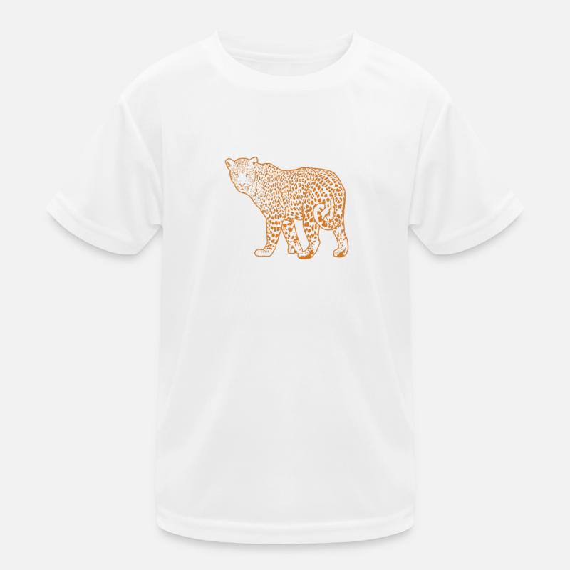 Léopard dans le Big Cat sauvage Afrique T-shirt sport Enfant